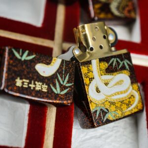 Zippo Set 1999-2006 – Japan Zodiac Set – 12 Con Giáp Châu Á – Nashiji-nuri Sơn Mài Makie Thủ Công Truyền Thống Nhật Bản 12