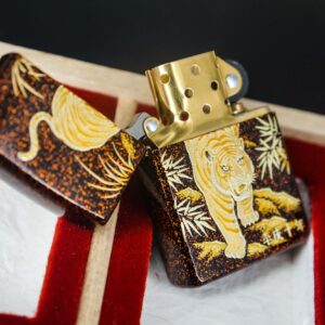 Zippo Set 1999-2006 – Japan Zodiac Set – 12 Con Giáp Châu Á – Nashiji-nuri Sơn Mài Makie Thủ Công Truyền Thống Nhật Bản 15