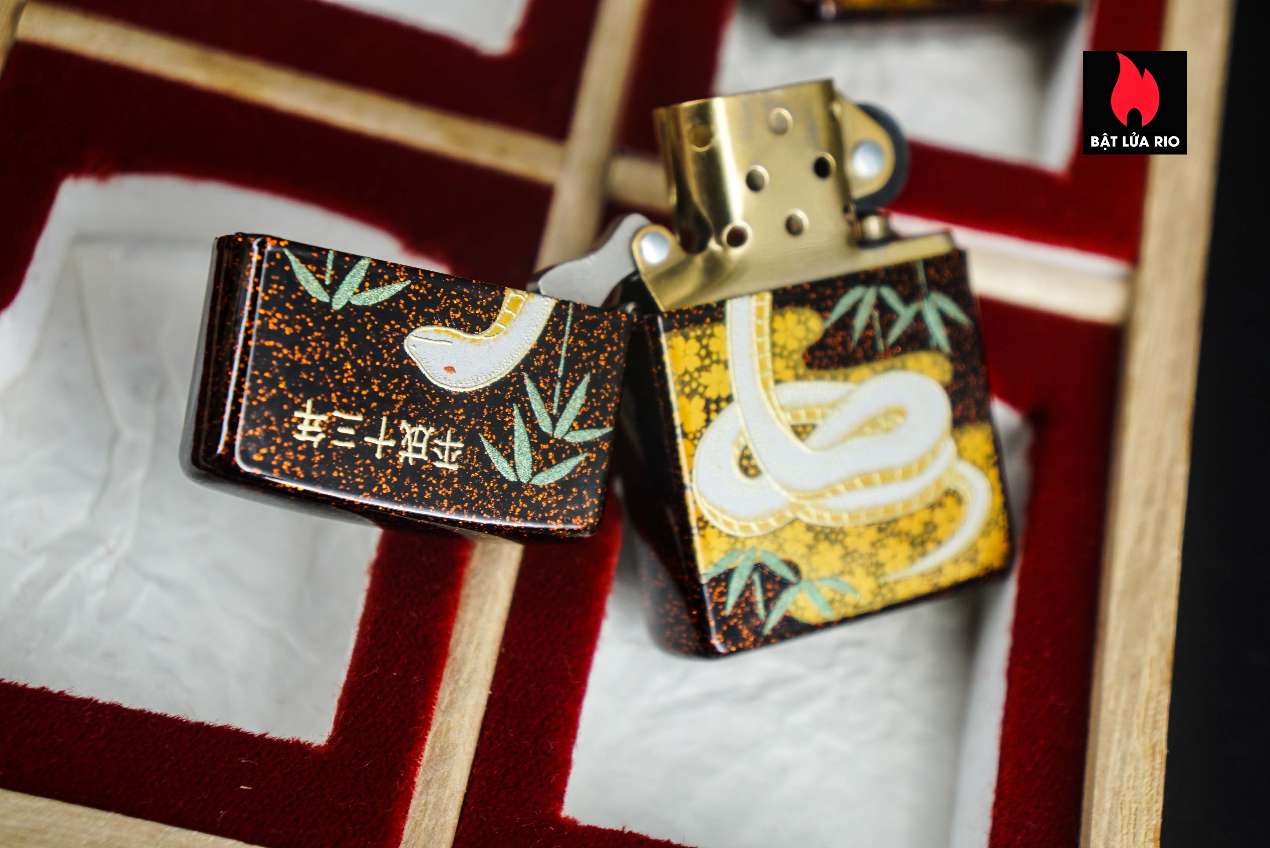 Zippo Set 1999-2006 – Japan Zodiac Set – 12 Con Giáp Châu Á – Nashiji-nuri Sơn Mài Makie Thủ Công Truyền Thống Nhật Bản 19