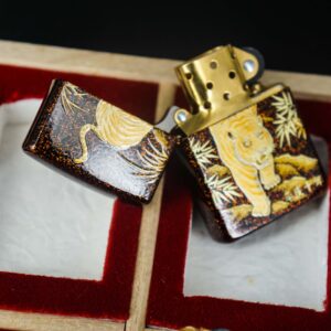 Zippo Set 1999-2006 – Japan Zodiac Set – 12 Con Giáp Châu Á – Nashiji-nuri Sơn Mài Makie Thủ Công Truyền Thống Nhật Bản 22