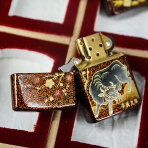 Zippo Set 1999-2006 – Japan Zodiac Set – 12 Con Giáp Châu Á – Nashiji-nuri Sơn Mài Makie Thủ Công Truyền Thống Nhật Bản 23