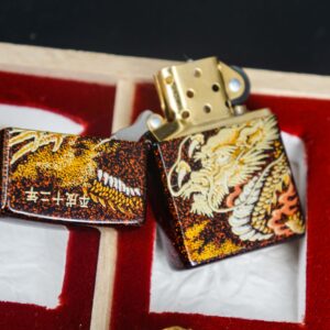 Zippo Set 1999-2006 – Japan Zodiac Set – 12 Con Giáp Châu Á – Nashiji-nuri Sơn Mài Makie Thủ Công Truyền Thống Nhật Bản 25