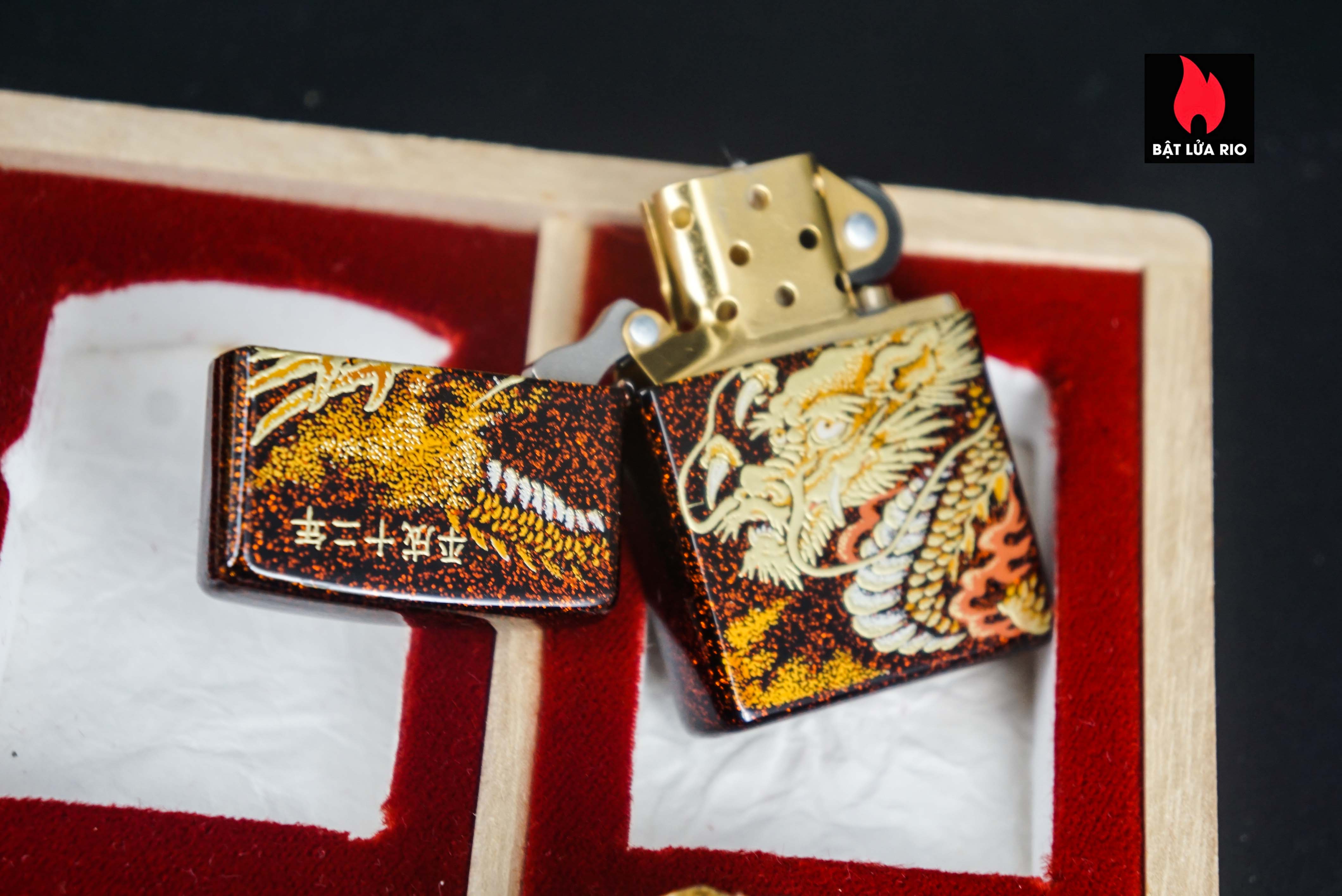 Zippo Set 1999-2006 – Japan Zodiac Set – 12 Con Giáp Châu Á – Nashiji-nuri Sơn Mài Makie Thủ Công Truyền Thống Nhật Bản 25