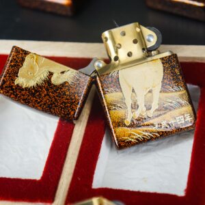 Zippo Set 1999-2006 – Japan Zodiac Set – 12 Con Giáp Châu Á – Nashiji-nuri Sơn Mài Makie Thủ Công Truyền Thống Nhật Bản 35