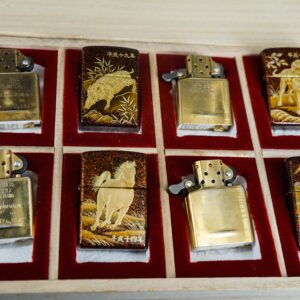 Zippo Set 1999-2006 – Japan Zodiac Set – 12 Con Giáp Châu Á – Nashiji-nuri Sơn Mài Makie Thủ Công Truyền Thống Nhật Bản 5