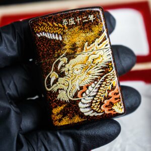 Zippo Set 1999-2006 – Japan Zodiac Set – 12 Con Giáp Châu Á – Nashiji-nuri Sơn Mài Makie Thủ Công Truyền Thống Nhật Bản 52