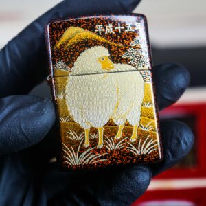 Zippo Set 1999-2006 – Japan Zodiac Set – 12 Con Giáp Châu Á – Nashiji-nuri Sơn Mài Makie Thủ Công Truyền Thống Nhật Bản 73