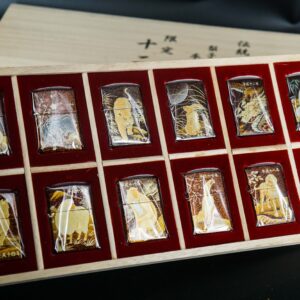 Zippo Set 1999-2006 – Japan Zodiac Set – 12 Con Giáp Châu Á – Nashiji-nuri Sơn Mài Makie Thủ Công Truyền Thống Nhật Bản 99