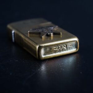 Zippo Slim La Mã 1991 – Đồng Nguyên Khối – Marlboro Longhorns – CS 4