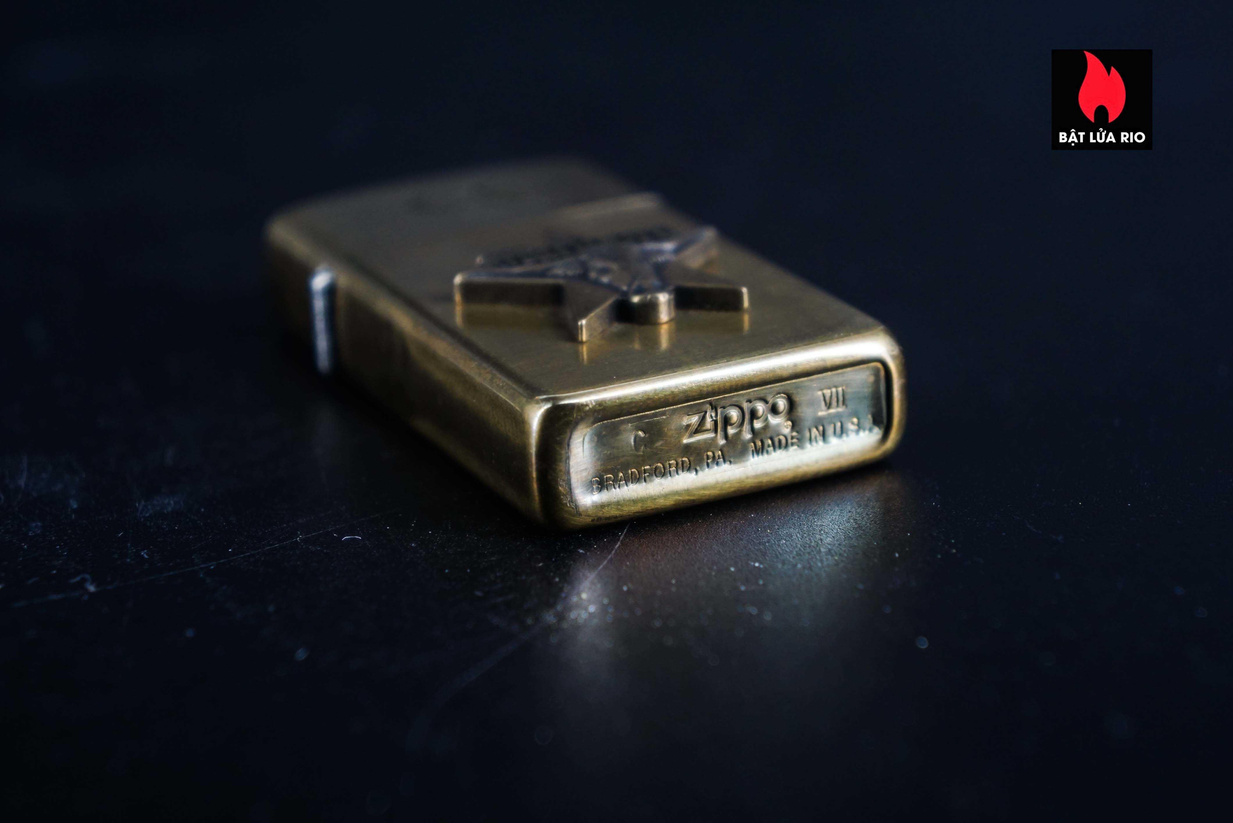 Zippo Slim La Mã 1991 – Đồng Nguyên Khối – Marlboro Longhorns – CS 41 Zippo Slim La Mã 1991 – Đồng Nguyên Khối – Marlboro Longhorns – CS 4