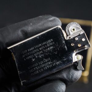 Zippo Slim La Mã 1991 – Đồng Nguyên Khối – Marlboro Longhorns – CS 7