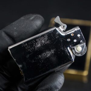 Zippo Slim La Mã 1991 – Đồng Nguyên Khối – Marlboro Longhorns – CS 8