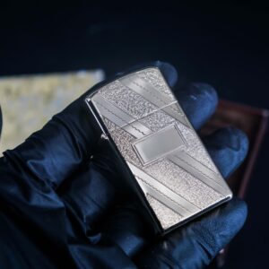 Zippo Slim Xưa 1976 – Gold Plate Golden Elegance – U.S Army Signal Corps 14