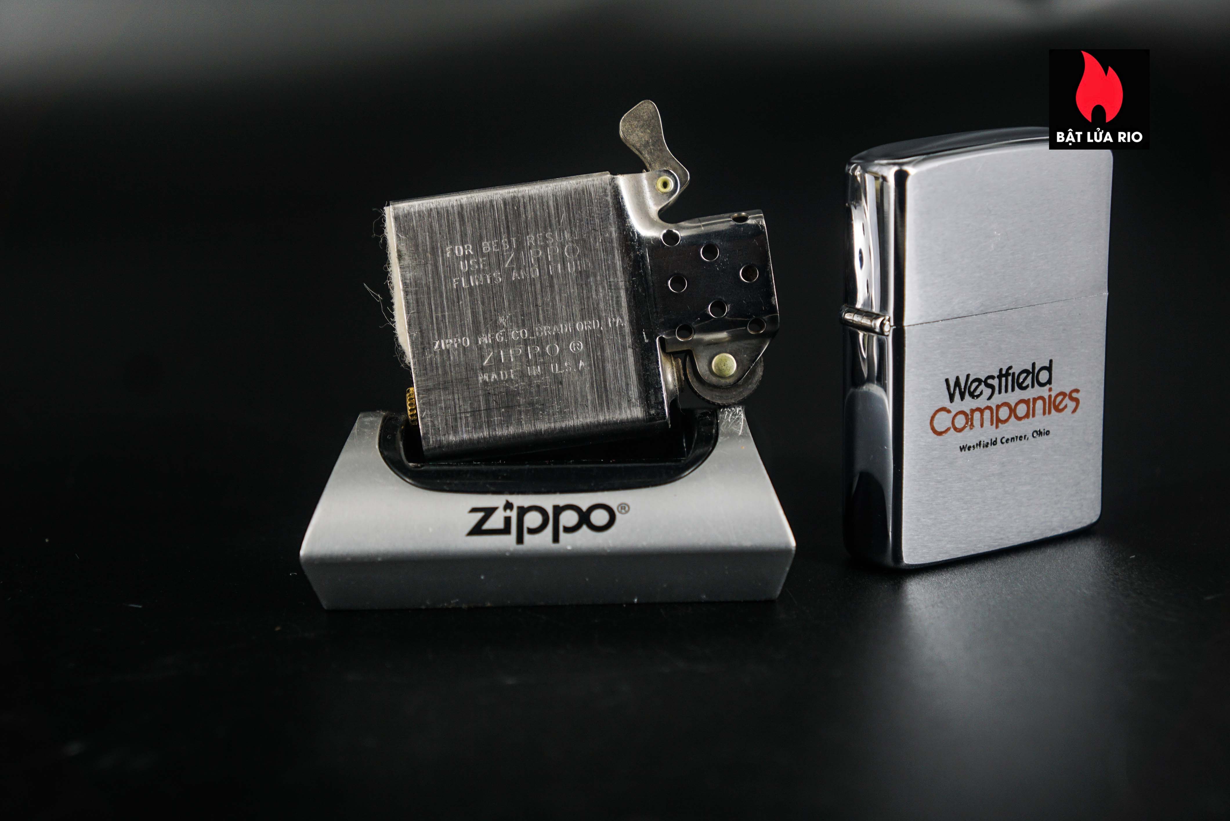 Zippo Xưa 1972 – Brushed Chrome – Westfield Companies 34 Zippo Xưa 1972 – Brushed Chrome – Westfield Companies 10