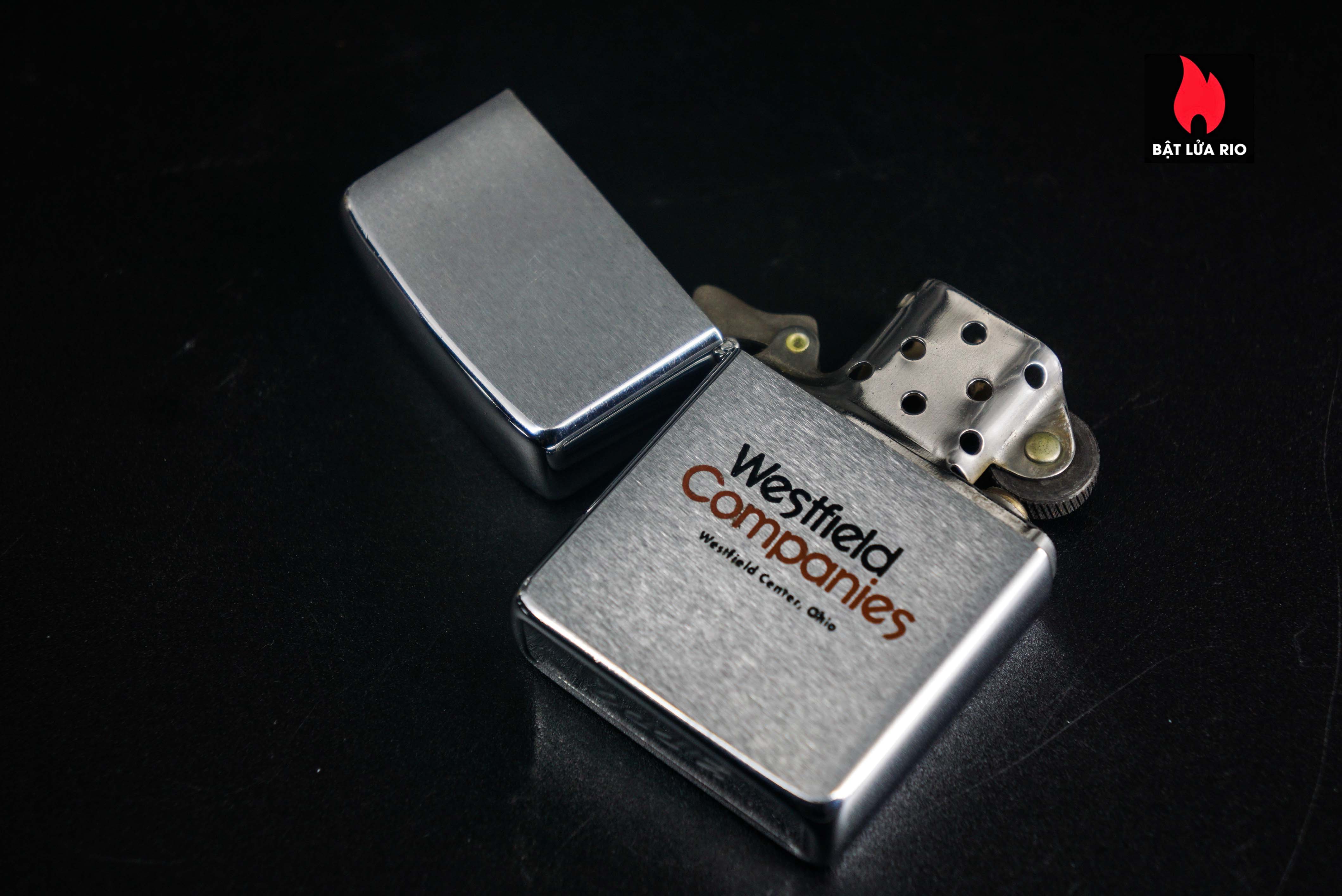 Zippo Xưa 1972 – Brushed Chrome – Westfield Companies 41 Zippo Xưa 1972 – Brushed Chrome – Westfield Companies 4