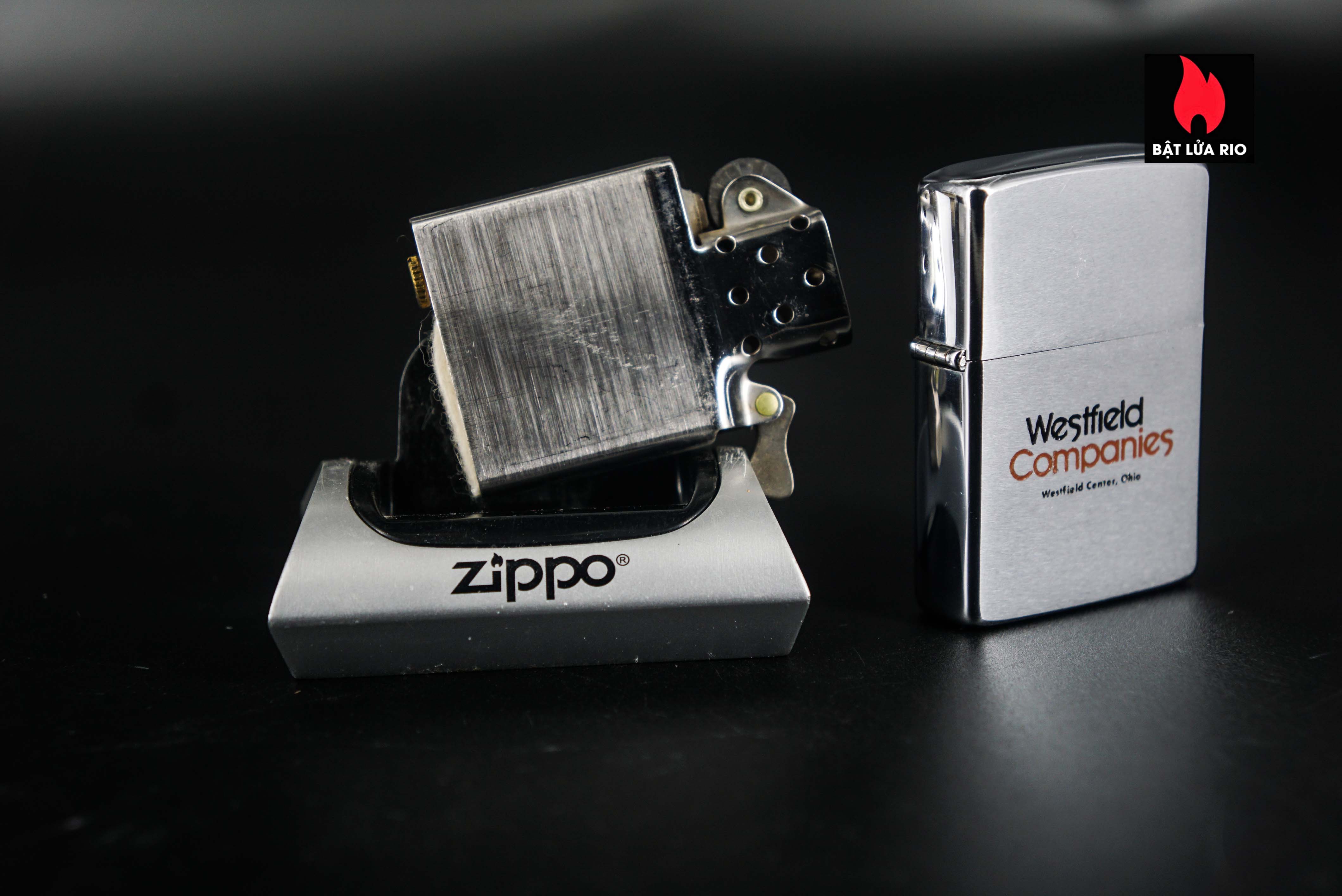 Zippo Xưa 1972 – Brushed Chrome – Westfield Companies 35 Zippo Xưa 1972 – Brushed Chrome – Westfield Companies 9