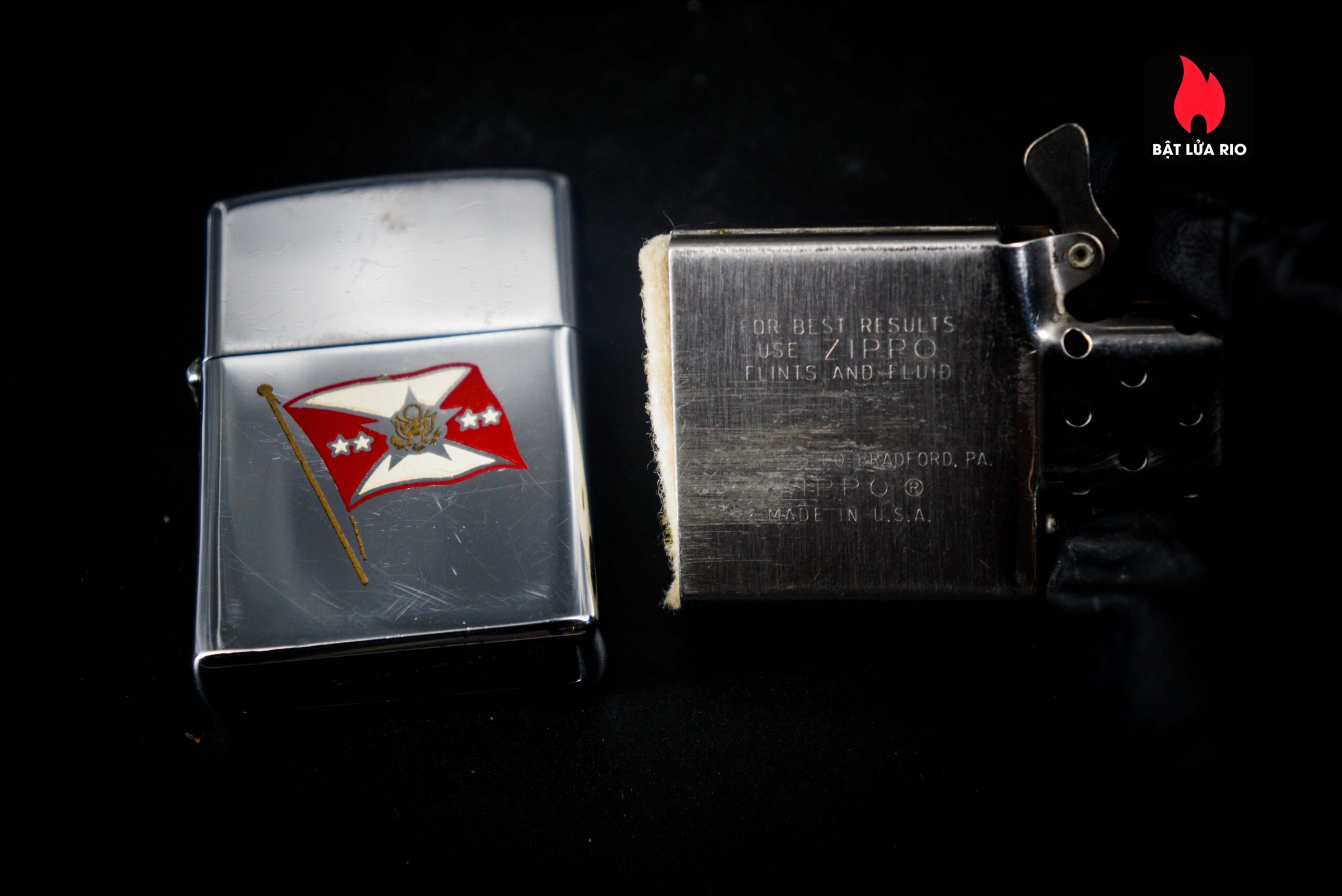 Zippo Xưa 1973 – Presented By Vice Chief Of Staff Us Army – Frederick C. Weyand12