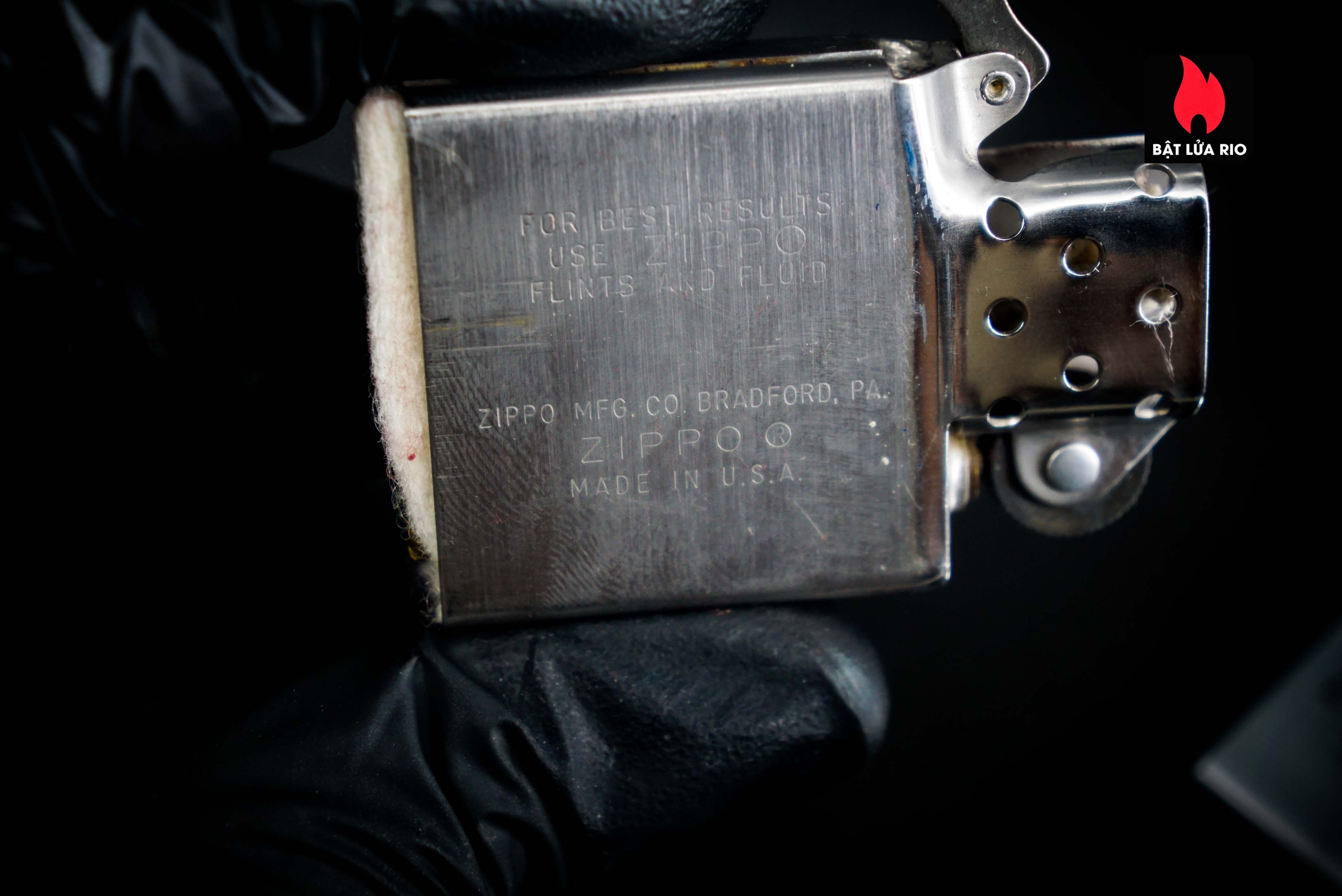 Zippo Xưa 1974 – Us Naval Ship Repair Facility – H.M.Dejarnette Captian 10