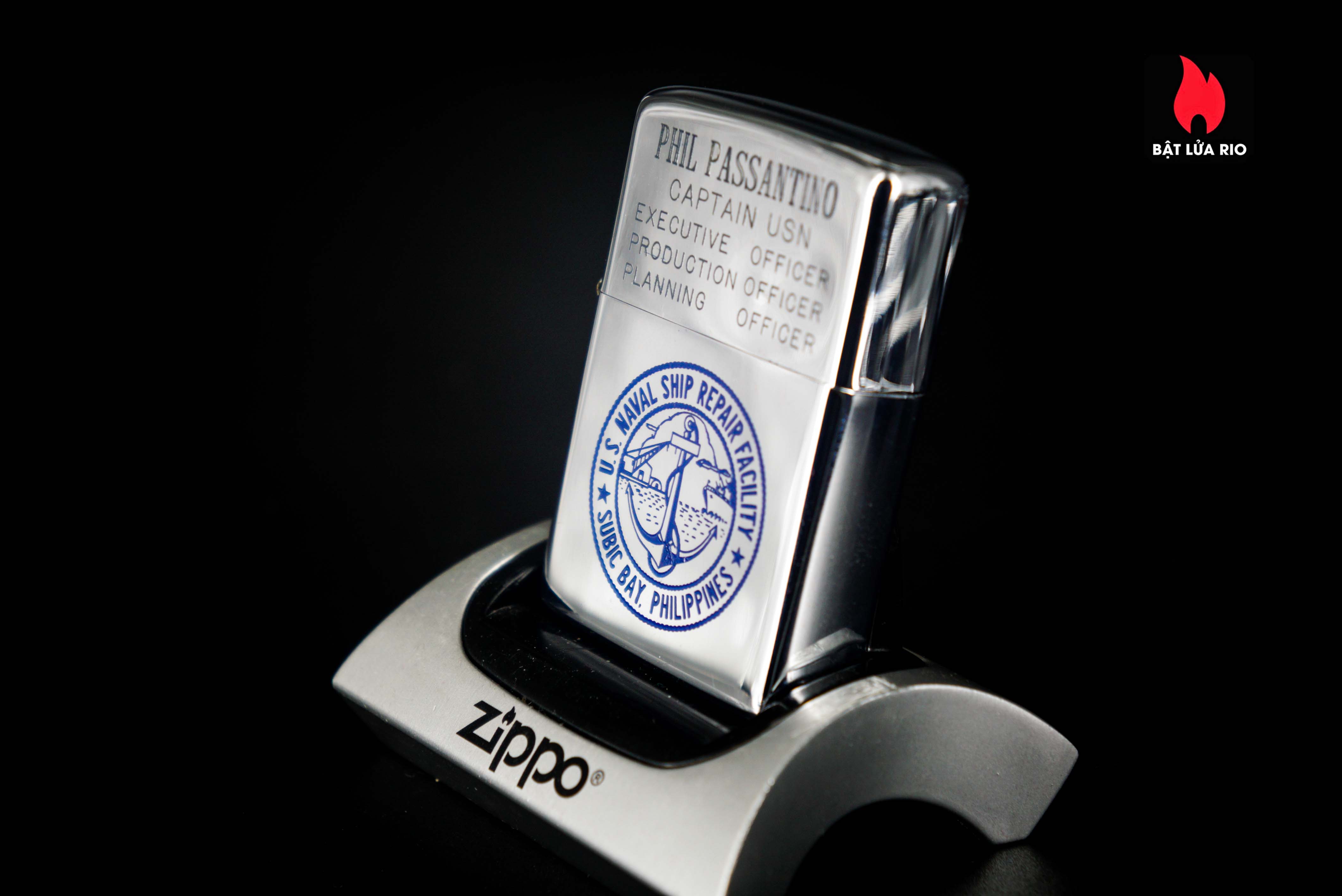 Zippo Xưa 1974 – Us Naval Ship Repair Facility – H.M.Dejarnette Captian6