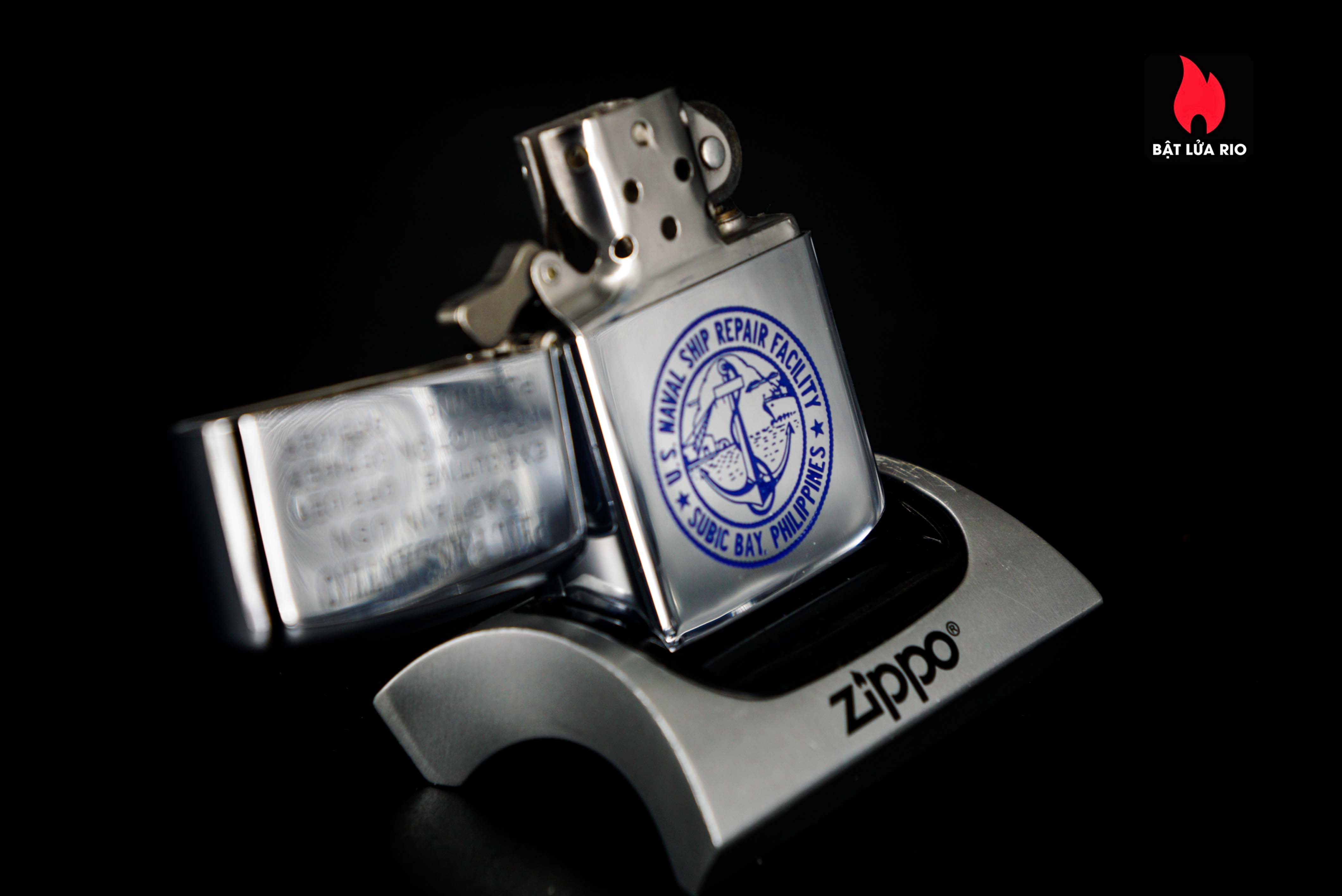 Zippo Xưa 1974 – Us Naval Ship Repair Facility – H.M.Dejarnette Captian 7