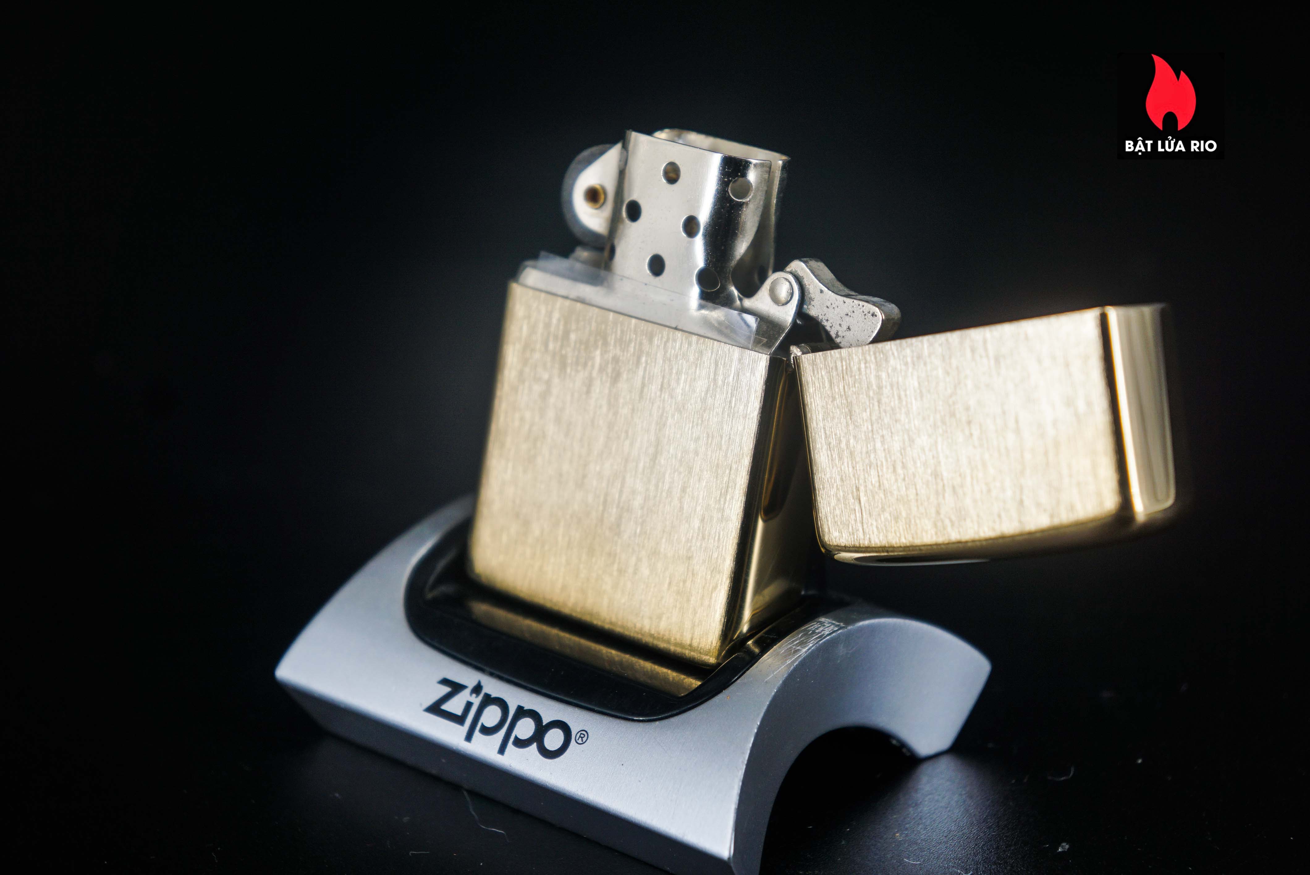 Zippo Xưa 1976 – Gold Plate Golden Elegance – Diagonal Swirl 15