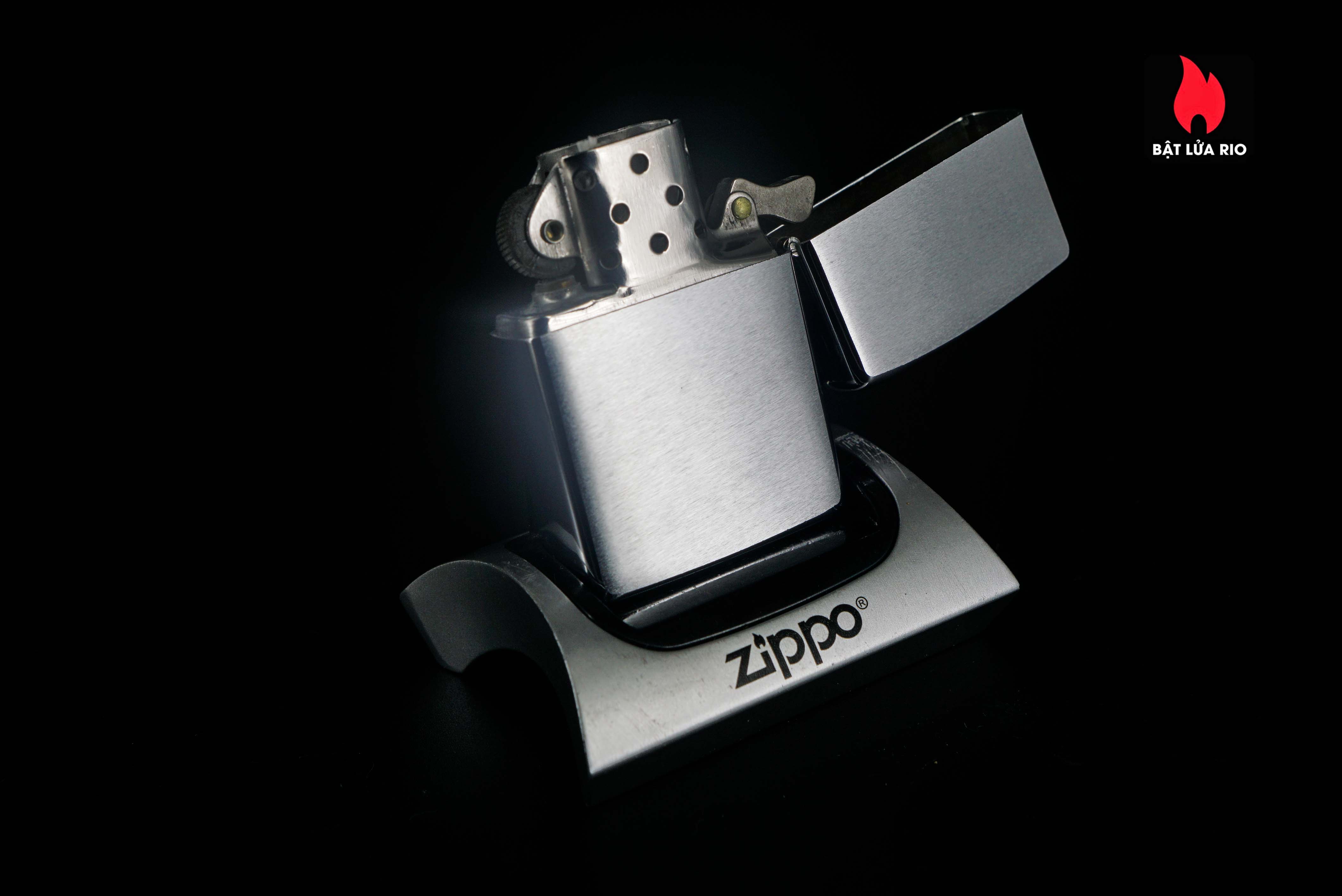 Zippo Xưa 1979 – Brushed Chrome – Municipal Pipe & Fabricating 12