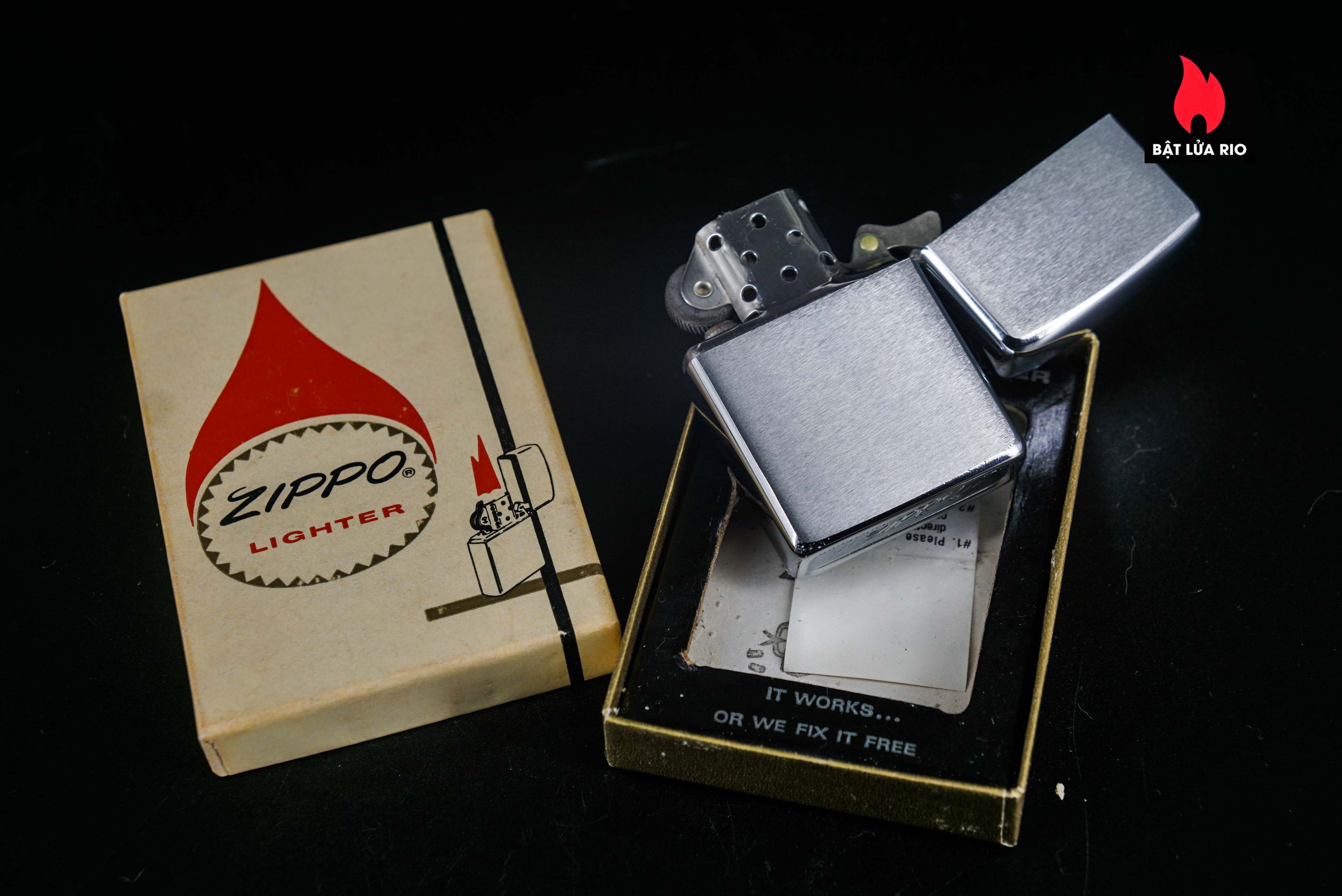 Zippo Xưa 1979 – Brushed Chrome – Municipal Pipe & Fabricating 16