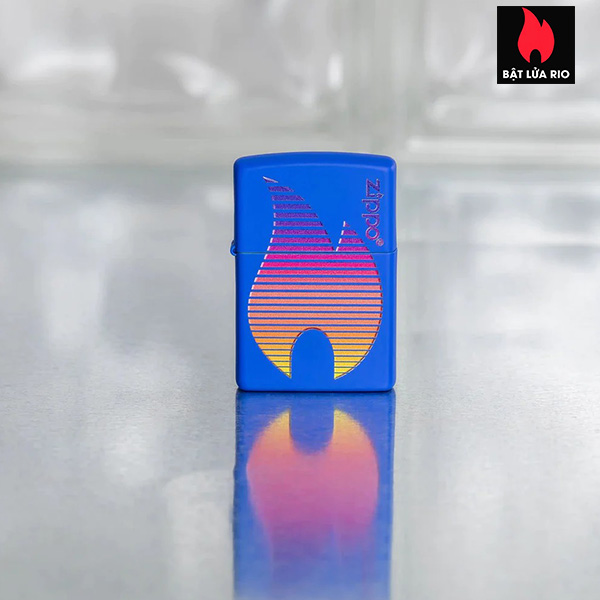 Zippo 48996 - Zippo Design Royal Blue Matte 4 Zippo 48996 - Zippo Design Royal Blue Matte 1