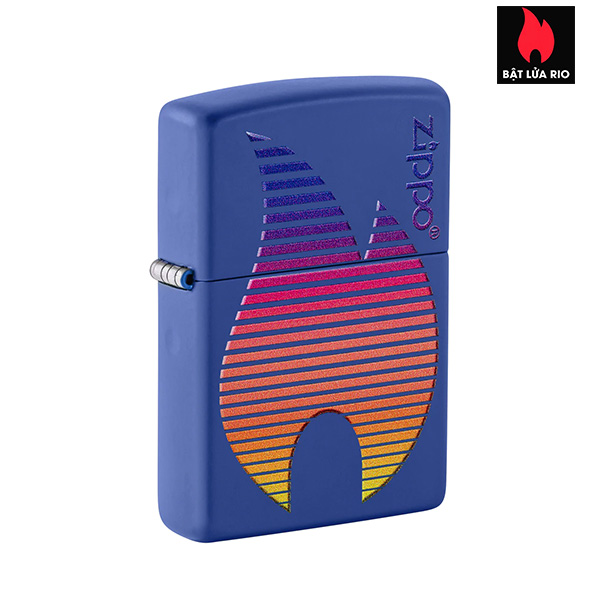 Zippo 48996 - Zippo Design Royal Blue Matte
