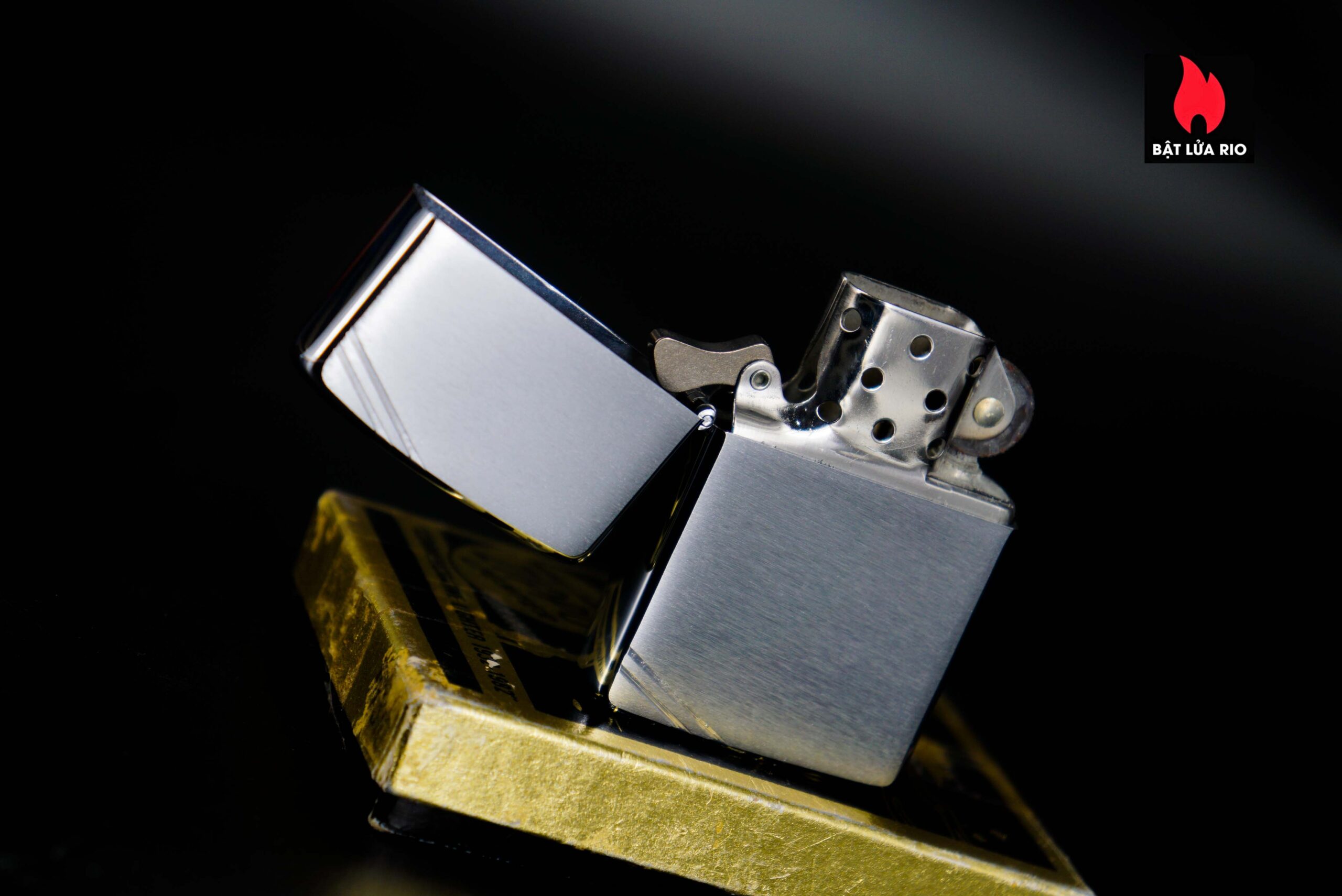 Hiếm – Zippo Chu Niên 1932-1982 – Brushed Chrome – Commemorative