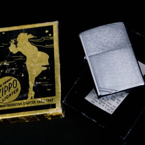 Hiếm – Zippo Chu Niên 1932-1982 – Brushed Chrome – Commemorative 1932-1982 50th Anniversary 19