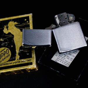 Hiếm – Zippo Chu Niên 1932-1982 – Brushed Chrome – Commemorative 1932-1982 50th Anniversary 20