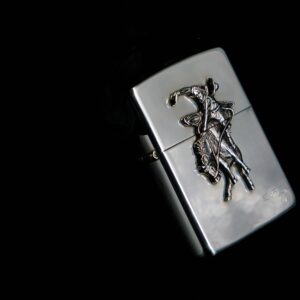 Zippo 1990 – Zippo Bạc Khối – Sterling Silver – Rodeo Marlboro Limited 500/3000 12