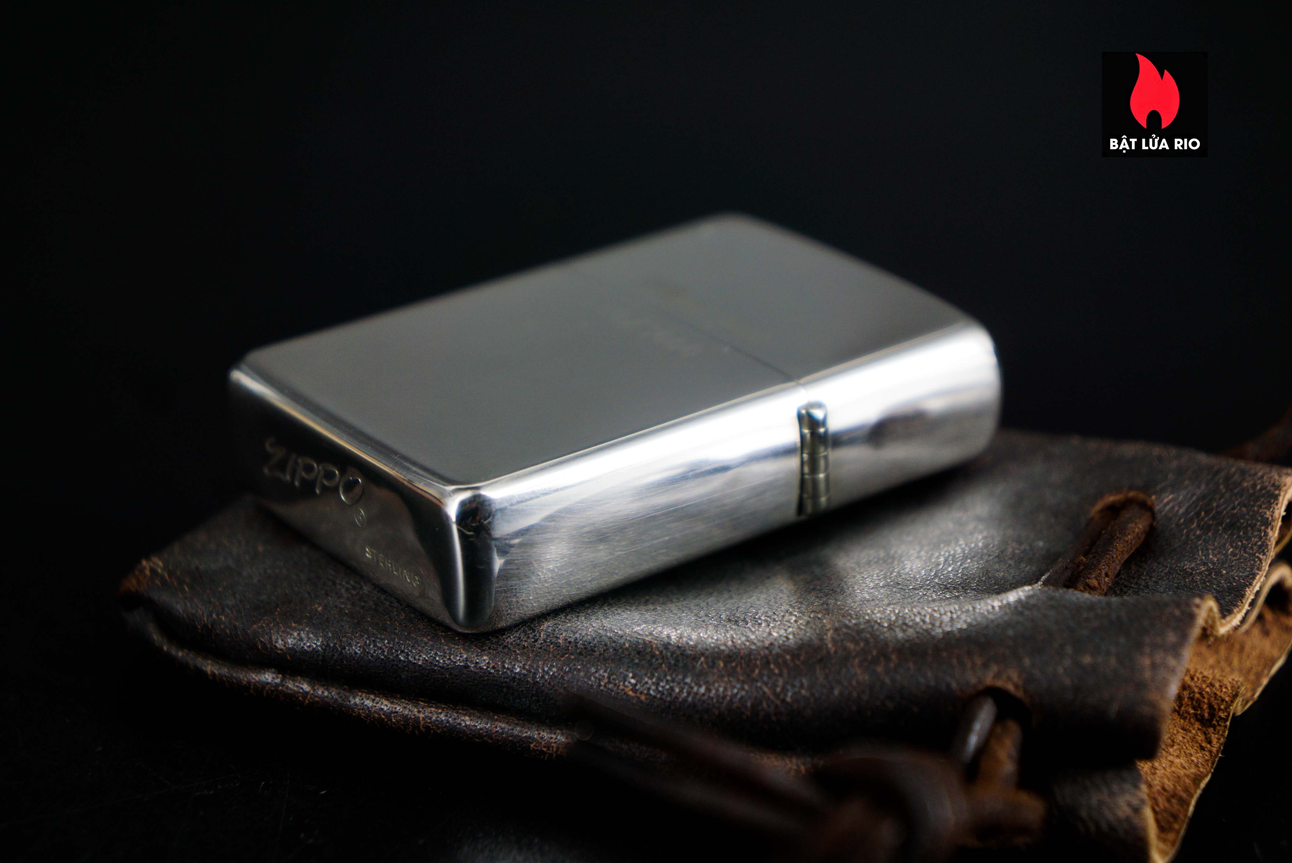 Zippo 1990 – Zippo Bạc Khối – Sterling Silver – Rodeo Marlboro Limited 500/3000 19