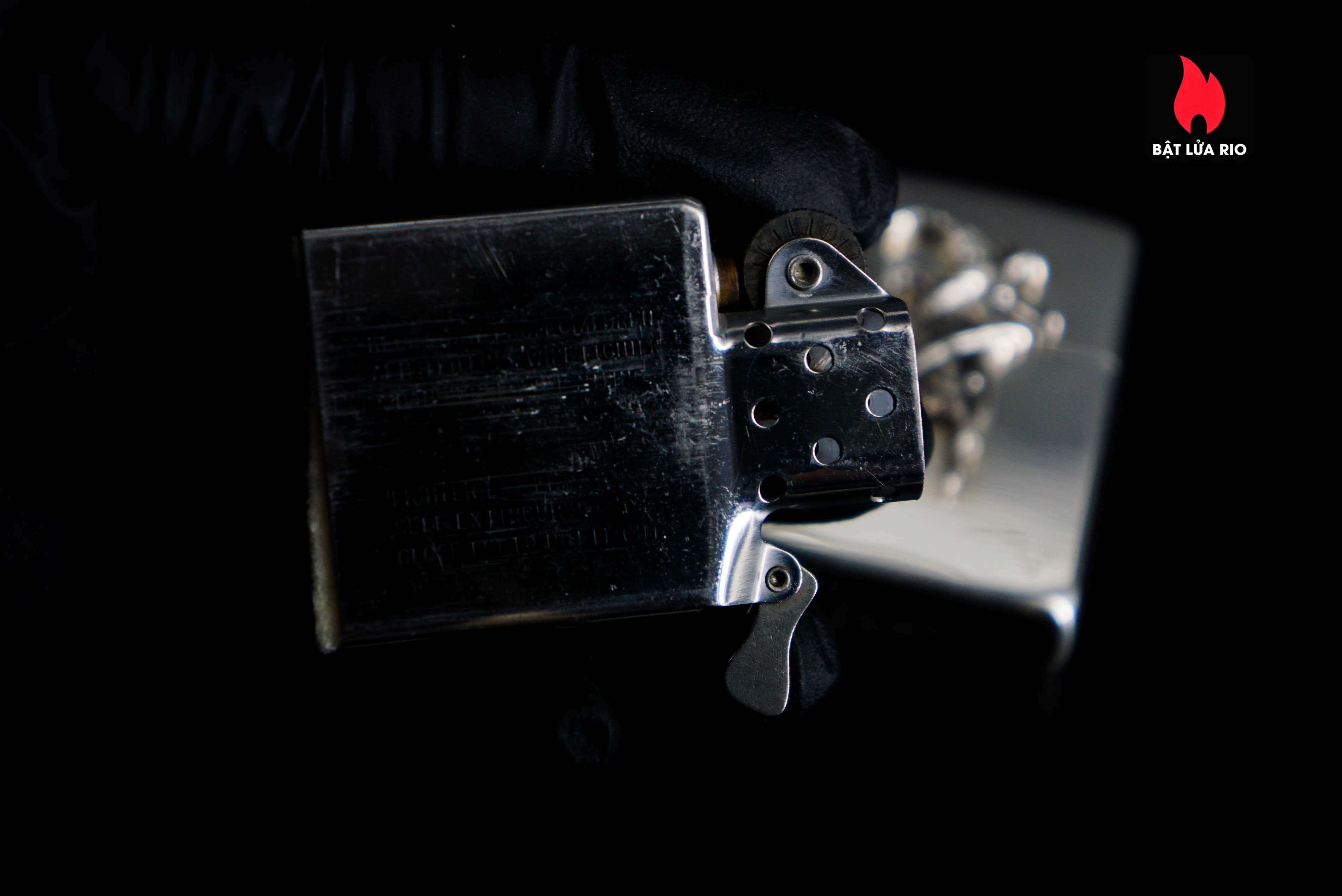 Zippo 1990 – Zippo Bạc Khối – Sterling Silver – Rodeo Marlboro Limited 500/3000 2