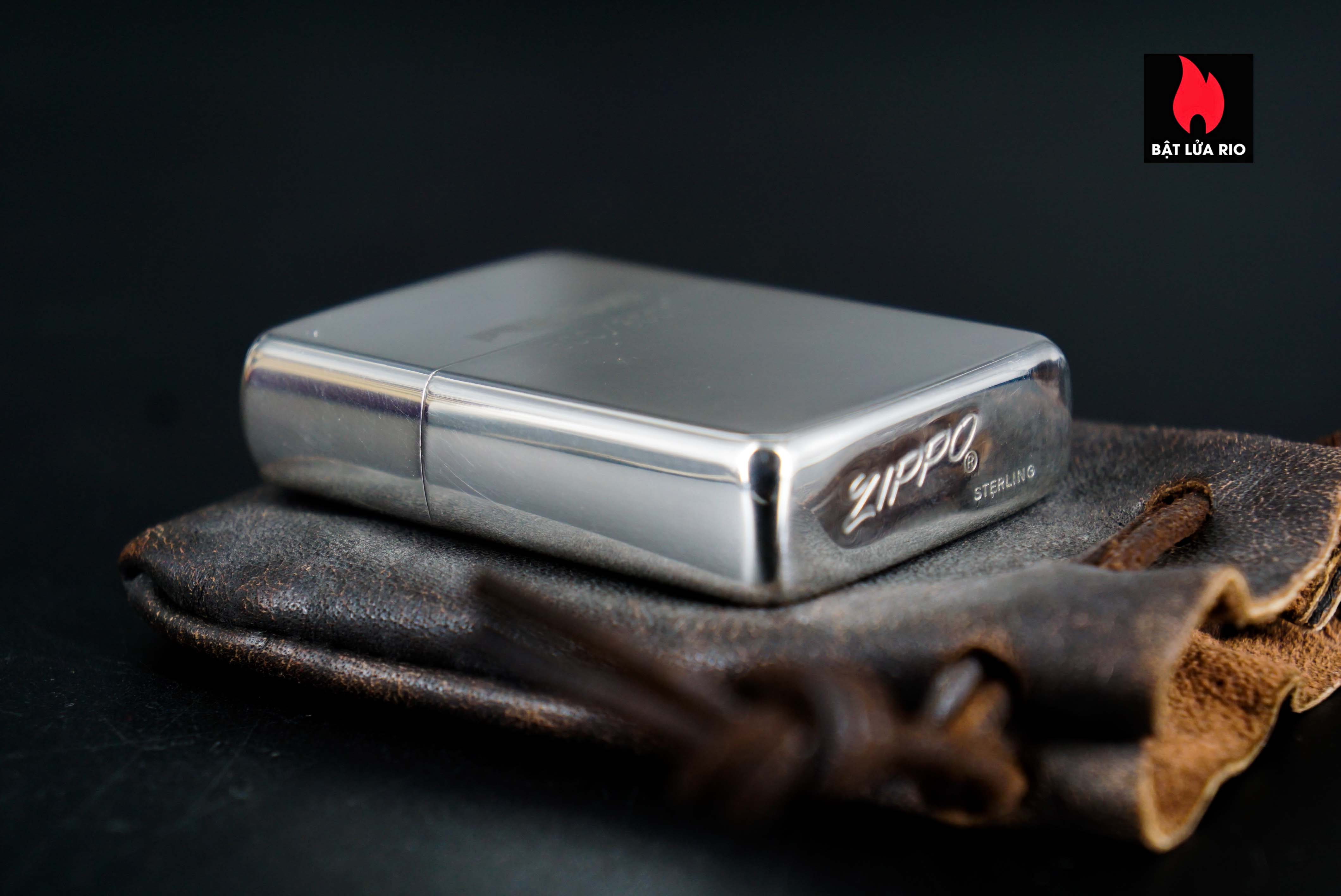 Zippo 1990 – Zippo Bạc Khối – Sterling Silver – Rodeo Marlboro Limited 500/3000 20