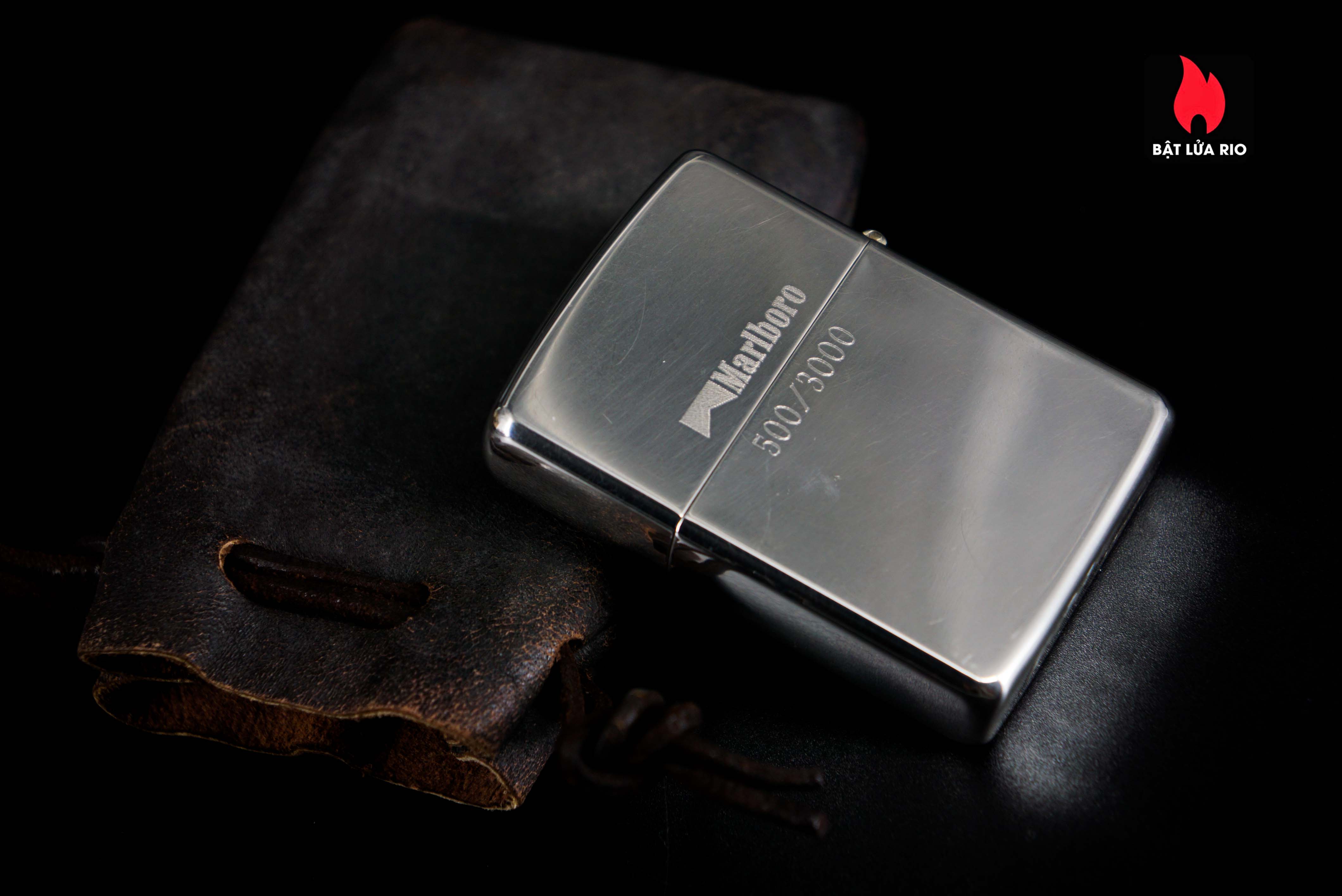Zippo 1990 – Zippo Bạc Khối – Sterling Silver – Rodeo Marlboro Limited 500/3000 23