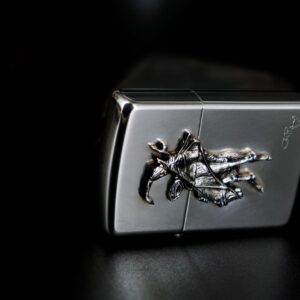 Zippo 1990 – Zippo Bạc Khối – Sterling Silver – Rodeo Marlboro Limited 500/3000 25
