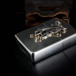 Zippo 1990 – Zippo Bạc Khối – Sterling Silver – Rodeo Marlboro Limited 500/3000 26