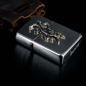 Zippo 1990 – Zippo Bạc Khối – Sterling Silver – Rodeo Marlboro Limited 500/3000 28