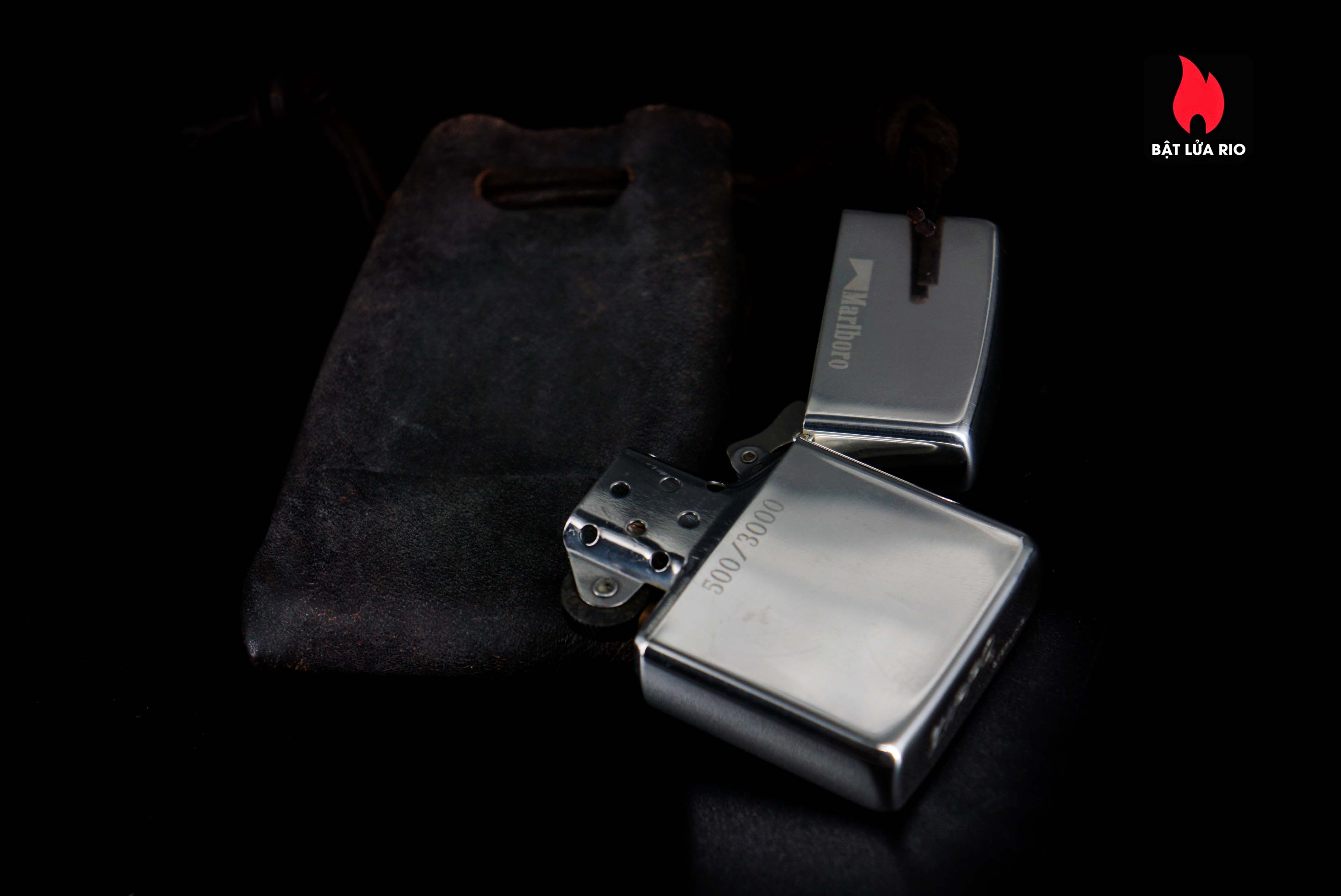 Zippo 1990 – Zippo Bạc Khối – Sterling Silver – Rodeo Marlboro Limited 500/3000 29