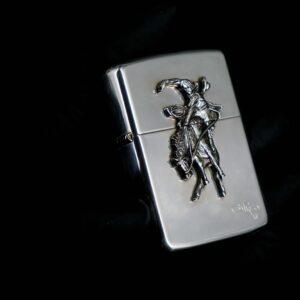 Zippo 1990 – Zippo Bạc Khối – Sterling Silver – Rodeo Marlboro Limited 500/3000 6