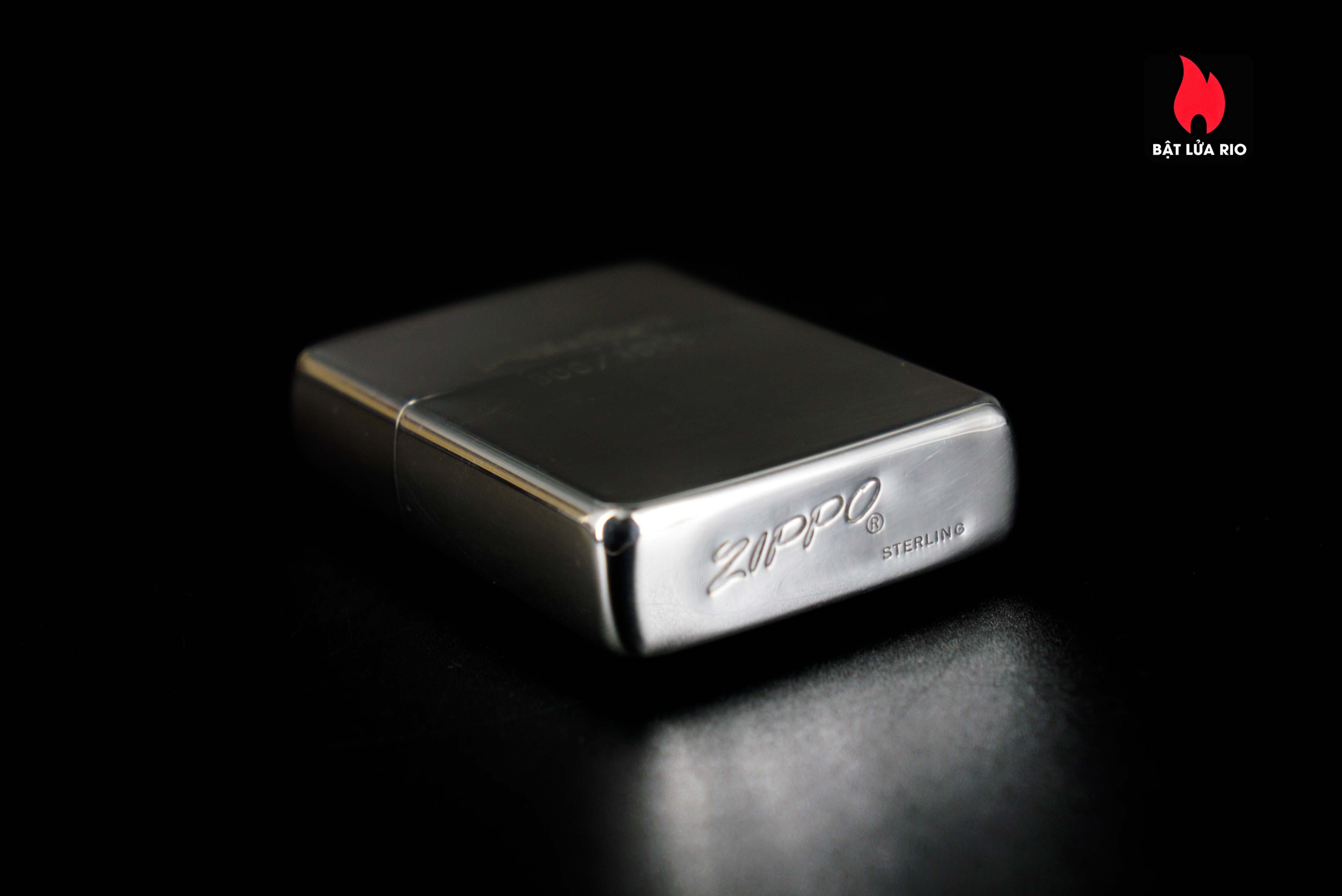 Zippo 1990 – Zippo Bạc Khối – Sterling Silver – Rodeo Marlboro Limited 500/3000 7