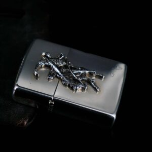 Zippo 1990 – Zippo Bạc Khối – Sterling Silver – Rodeo Marlboro Limited 500/3000 31