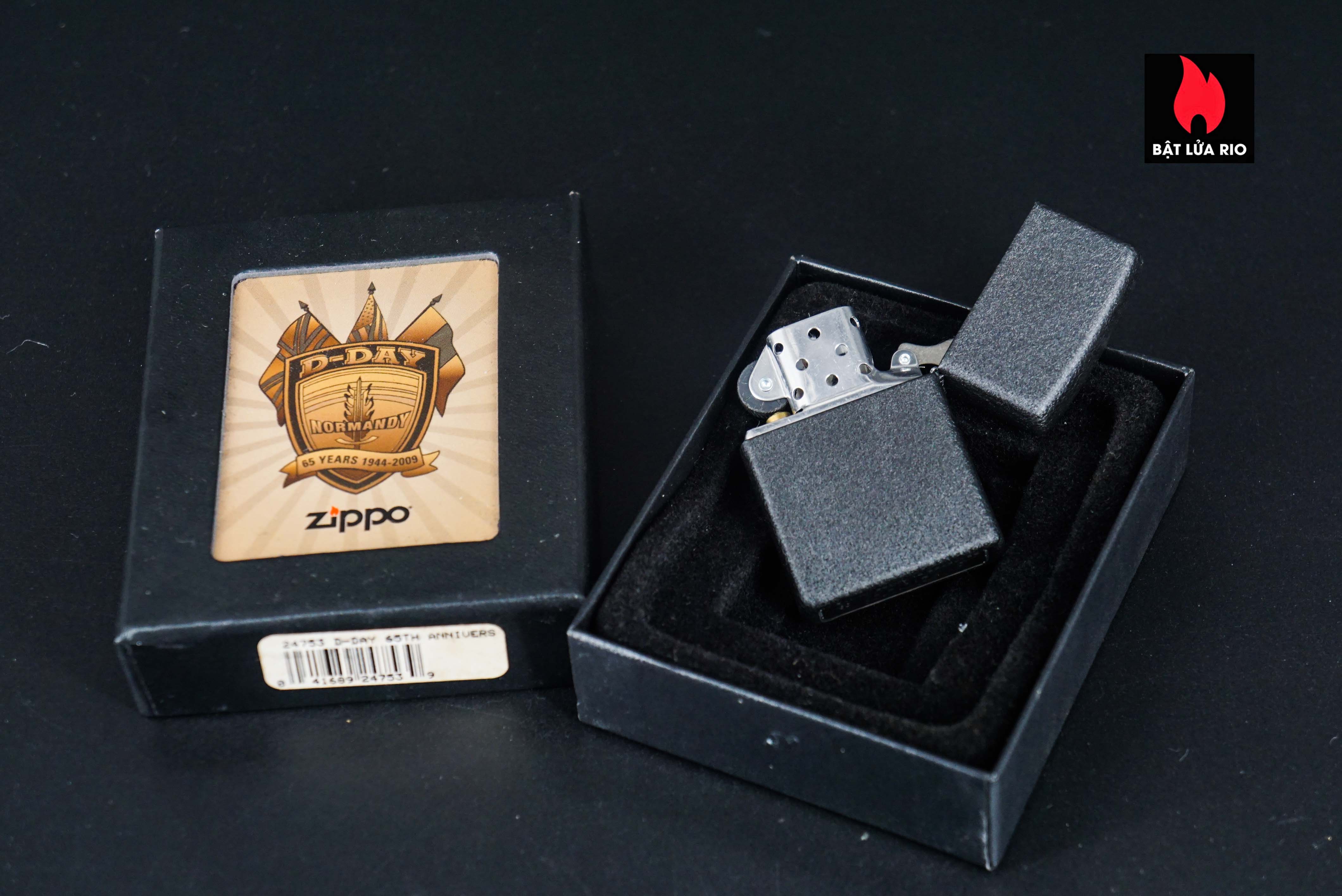 Zippo 2009 – D-Day 65th Anniversary Commemorative – Sand Of Normandy – Limited Edition 03195 of 10.000 12