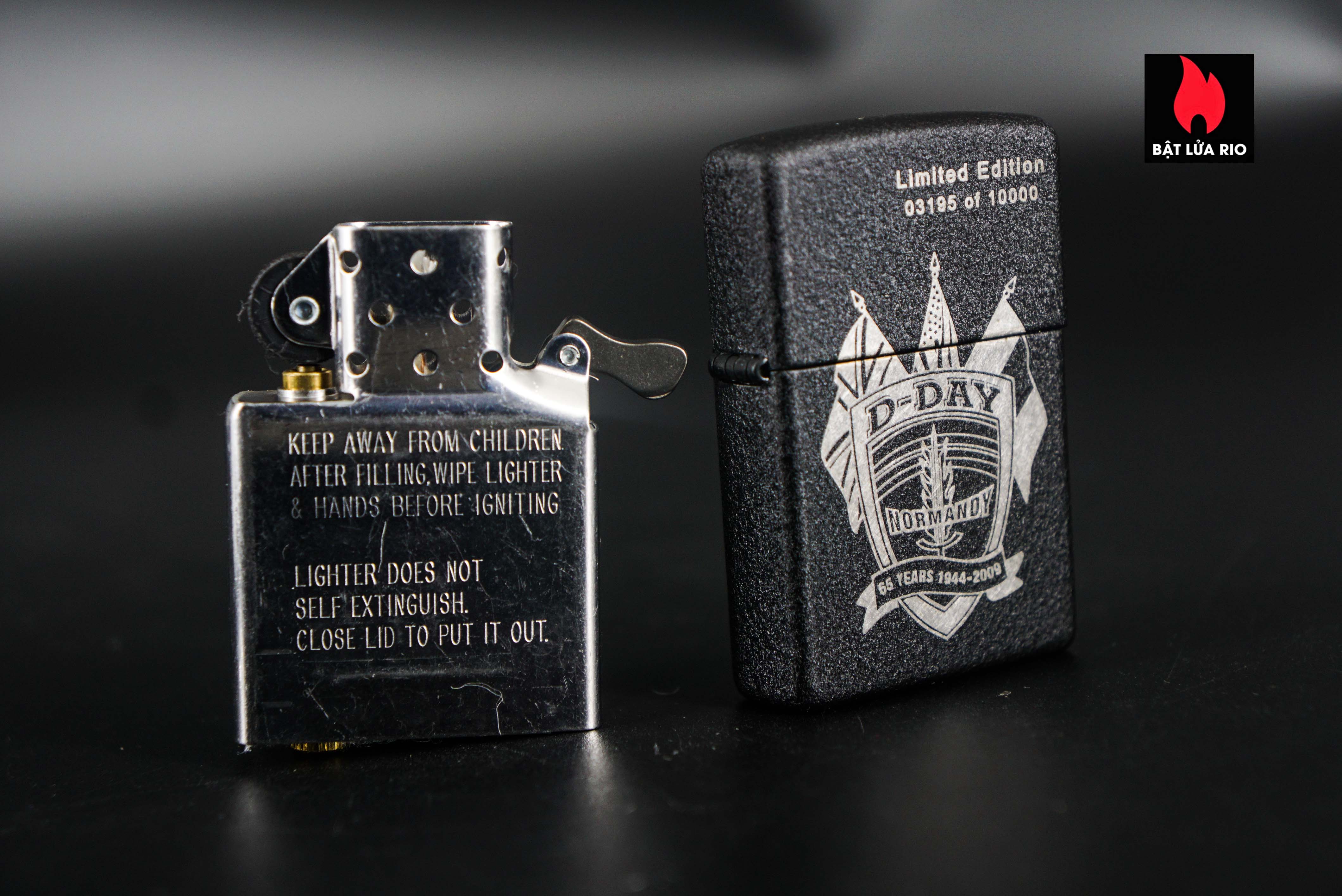 Zippo 2009 – D-Day 65th Anniversary Commemorative – Sand Of Normandy – Limited Edition 03195 of 10.000 4