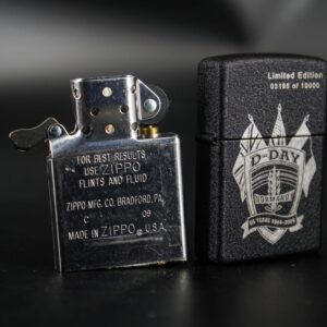 Zippo 2009 – D-Day 65th Anniversary Commemorative – Sand Of Normandy – Limited Edition 03195 of 10.000 5