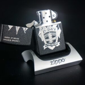 Zippo 2009 – D-Day 65th Anniversary Commemorative – Sand Of Normandy – Limited Edition 03195 of 10.000 9