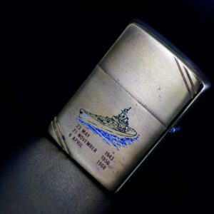 Zippo Chu Niên 1932-1982 – Đồng Nguyên Khối – USS New Jersey BB-62 – Big J 35 Zippo Chu Niên 1932-1982 – Đồng Nguyên Khối – USS New Jersey BB-62 – Big J 1