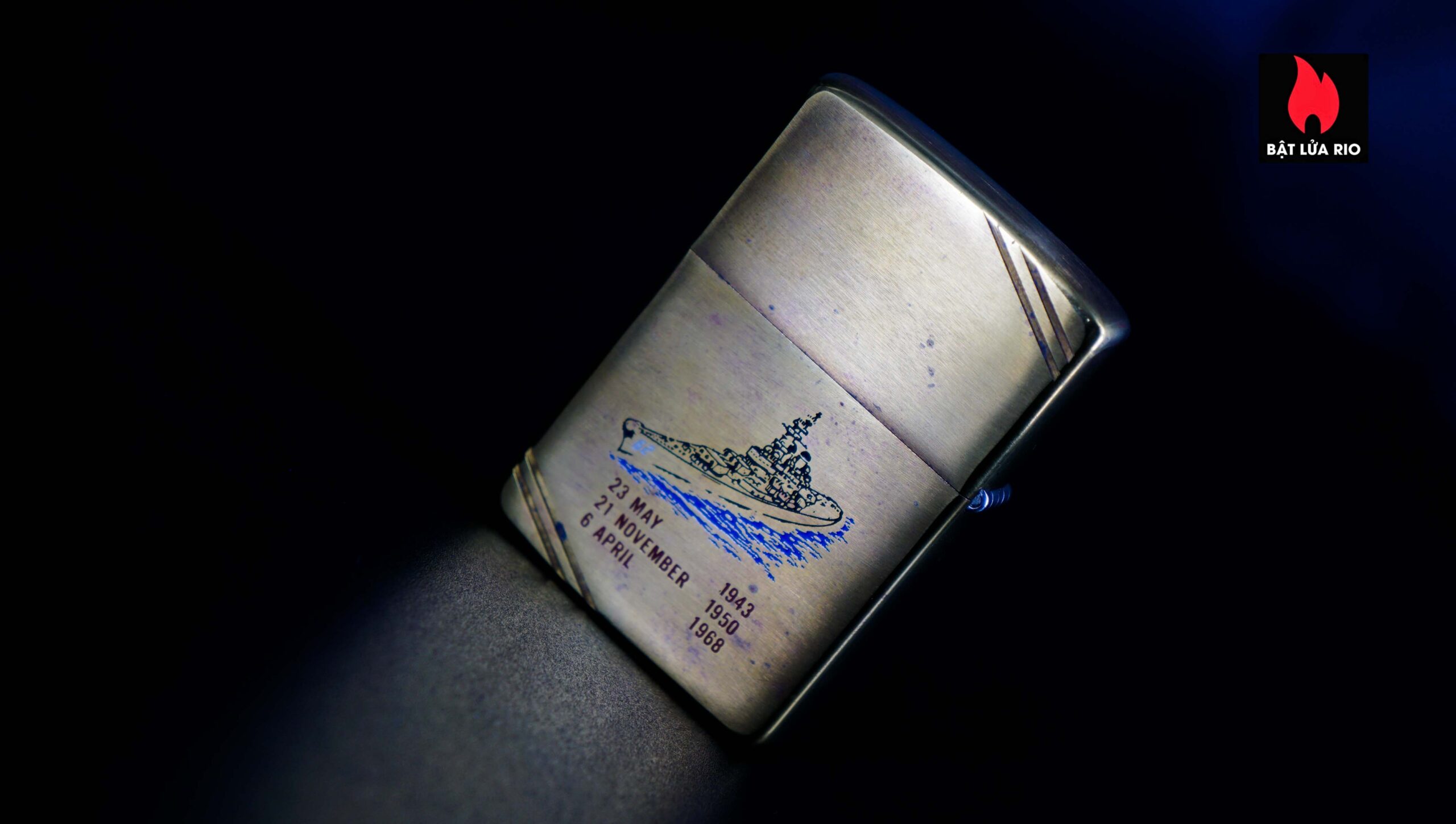 Zippo Chu Niên 1932-1982 – Đồng Nguyên Khối – USS New Jersey BB-62 – Big J 18 Zippo Chu Niên 1932-1982 – Đồng Nguyên Khối – USS New Jersey BB-62 – Big J 1